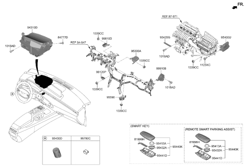 2023 Hyundai Genesis GV70 Relay & Module Diagram 2