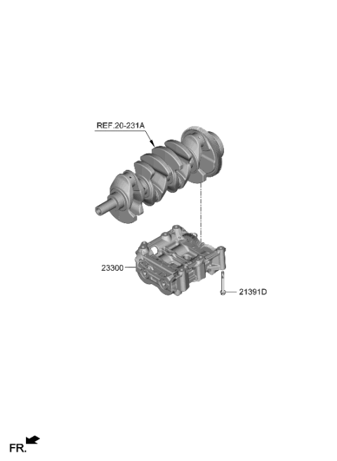 2022 Hyundai Genesis GV70 Camshaft & Valve Diagram 2