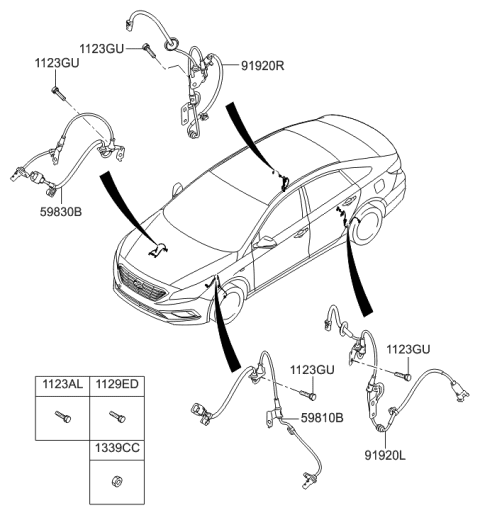 2016 Hyundai Sonata Hybrid Hydraulic Module Diagram