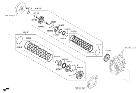 2019 Hyundai Elantra Korean made Transaxle Clutch - Auto Diagram 1