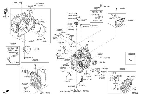 2023 Hyundai Genesis Electrified GV70 Plug Assembly-Pressure Check Diagram for 45250-39000