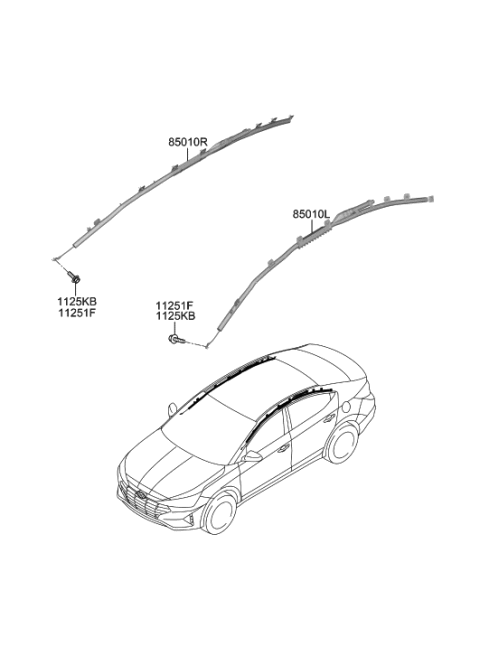 2020 Hyundai Elantra Korean made Air Bag System Diagram 2