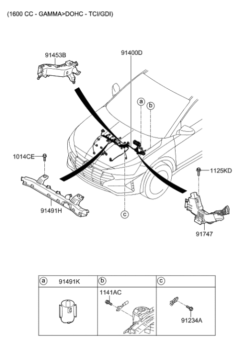 2020 Hyundai Elantra Korean made Control Wiring Diagram 2