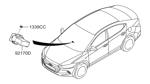 2016 Hyundai Elantra Head Lamp Diagram 3