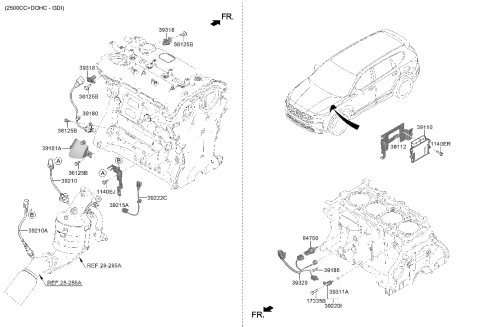 2022 Hyundai Santa Fe Electronic Control Diagram 2