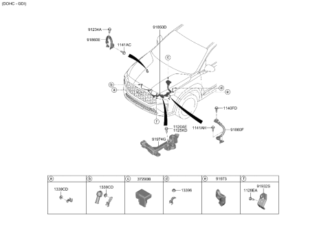 2021 Hyundai Santa Fe Miscellaneous Wiring Diagram 1