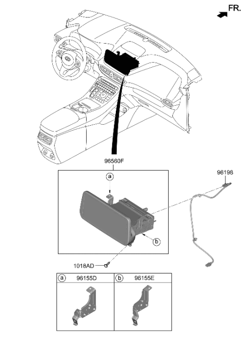 2022 Hyundai Santa Fe Information System Diagram