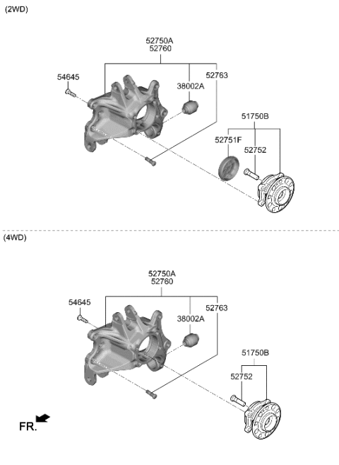 2023 Hyundai Santa Fe Rear Axle Diagram