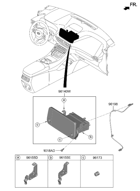 2023 Hyundai Santa Fe Audio Diagram