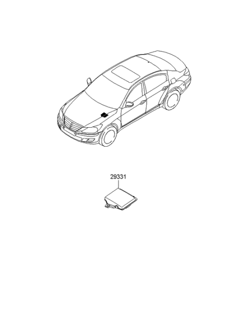 2014 Hyundai Genesis Old Body Style Cover-P.C.U. Diagram
