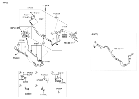 2014 Hyundai Genesis Old Body Style Power Steering Oil Line Diagram 1