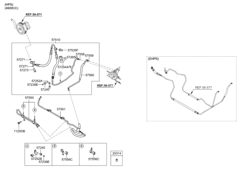 2011 Hyundai Genesis Power Steering Oil Line Diagram 2