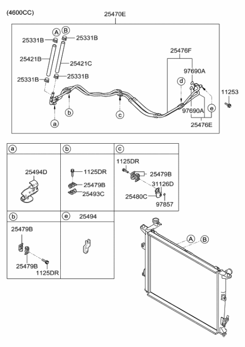 2014 Hyundai Genesis Old Body Style Engine Cooling System Diagram 5