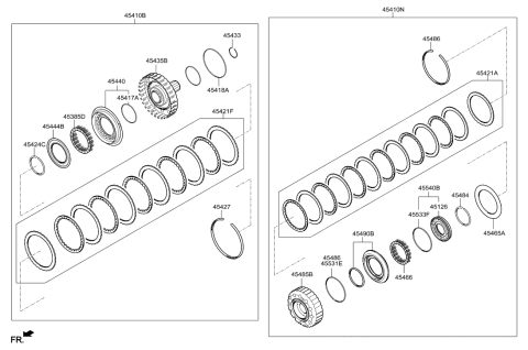 2008 Hyundai Genesis Transaxle Clutch - Auto Diagram 4