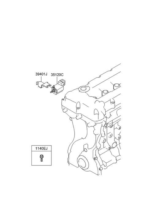 2009 Hyundai Sonata Solenoid Valve Diagram 1