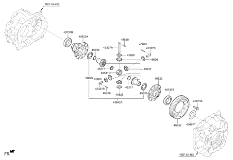 2010 Hyundai Sonata New Body Style Transaxle Gear - Auto Diagram 2