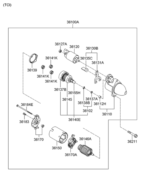 2012 Hyundai Sonata Starter Diagram 2