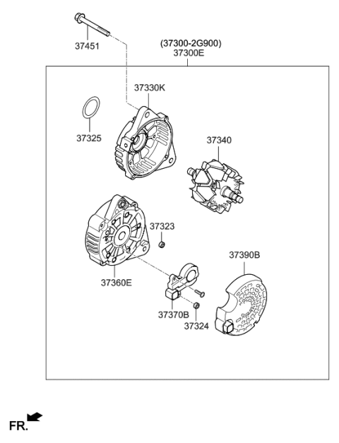 2010 Hyundai Sonata New Body Style Alternator Diagram 8
