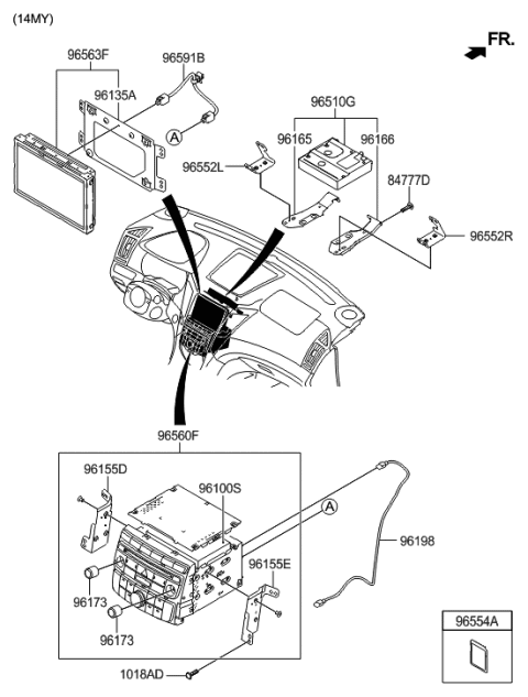 2010 Hyundai Sonata Information System Diagram 2