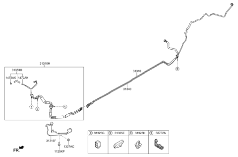 2021 Hyundai Genesis G90 Fuel Line Diagram 2