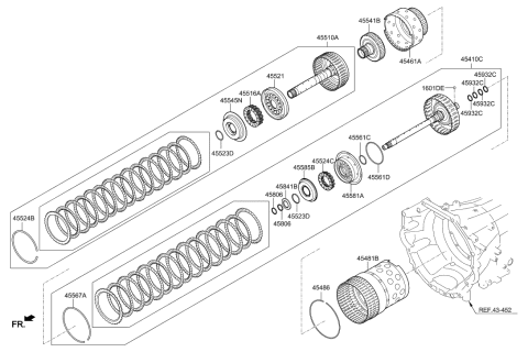 2020 Hyundai Genesis G90 Transaxle Clutch - Auto Diagram 2