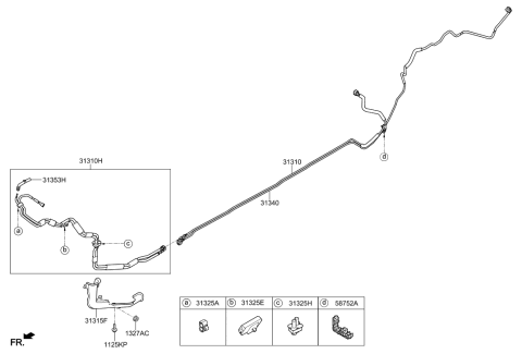 2021 Hyundai Genesis G90 Fuel Line Diagram 1