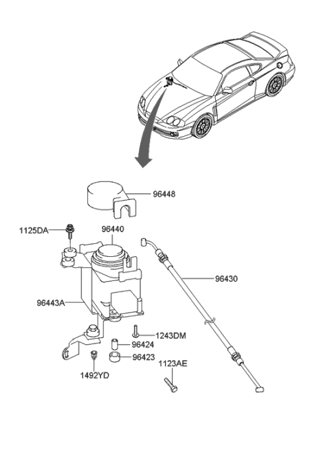 2008 Hyundai Tiburon Auto Cruise Control Diagram