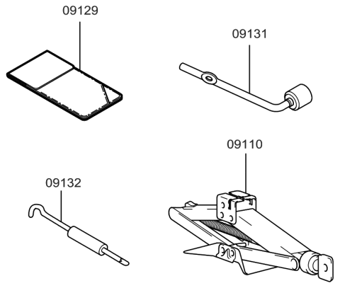 2006 Hyundai Tiburon OVM Tool Diagram