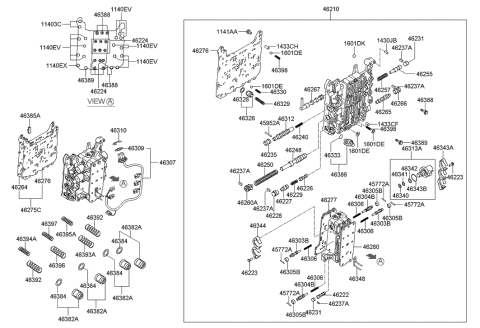 2004 Hyundai Sonata Transmission Valve Body Diagram