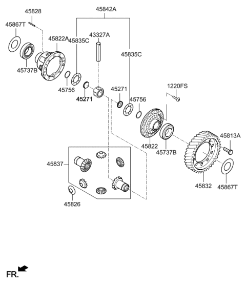 2015 Hyundai Elantra Transaxle Gear - Auto Diagram 2