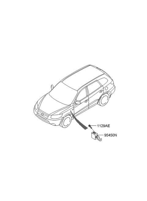 2007 Hyundai Santa Fe ABS Sensor Diagram