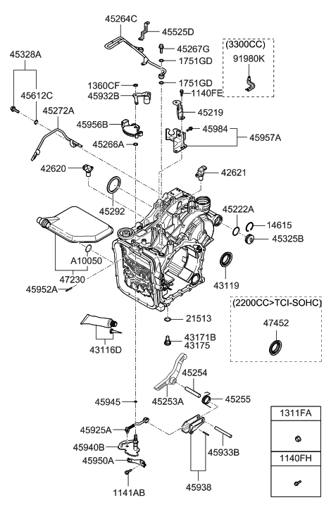 2020 Hyundai Veloster N Bracket-Roll Support,Front Diagram for 45220-3A541
