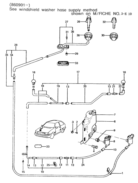 1985 Hyundai Excel Unit & Sensor Assembly-Hot Spot Diagram for 98640-21000-D