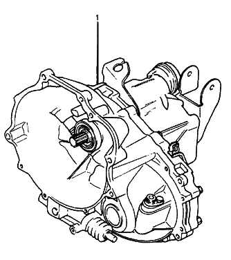 1989 Hyundai Excel Transaxle Assembly-Manual Diagram for 43000-21021