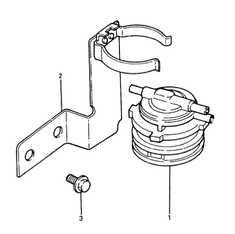 1987 Hyundai Excel Pipe Assembly-Power Steering Oil Diagram for 32460-21340