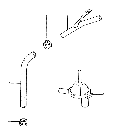 1987 Hyundai Excel Hose-Vapor Diagram for 28921-21310