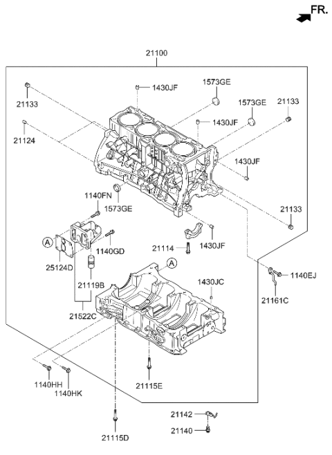 2018 Hyundai Tucson Cylinder Block Diagram 3