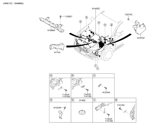 2016 Hyundai Tucson Control Wiring Diagram 1