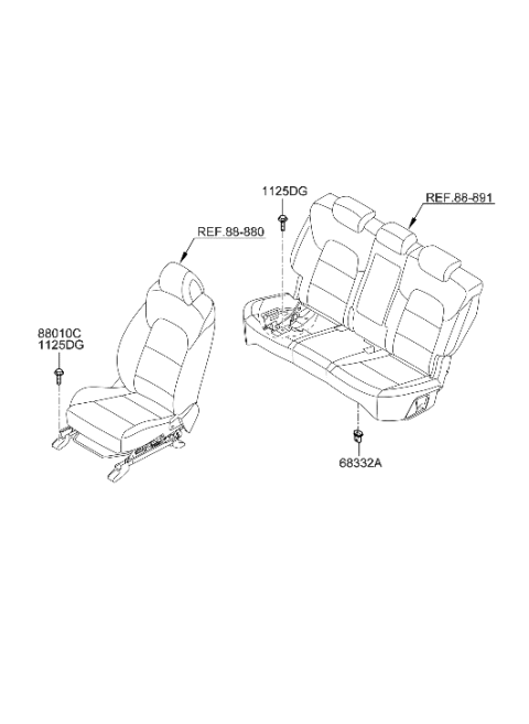 2016 Hyundai Tucson Hardware-Seat Diagram