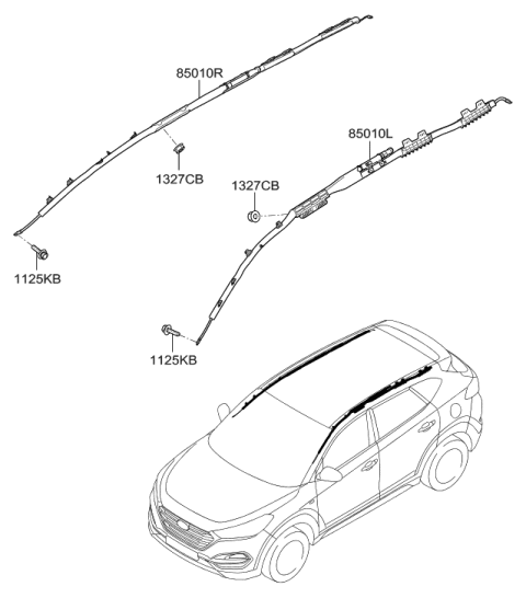 2016 Hyundai Tucson Air Bag System Diagram 2