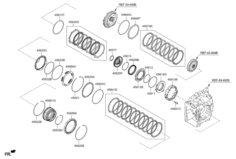 2015 Hyundai Tucson Transaxle Brake-Auto Diagram 2