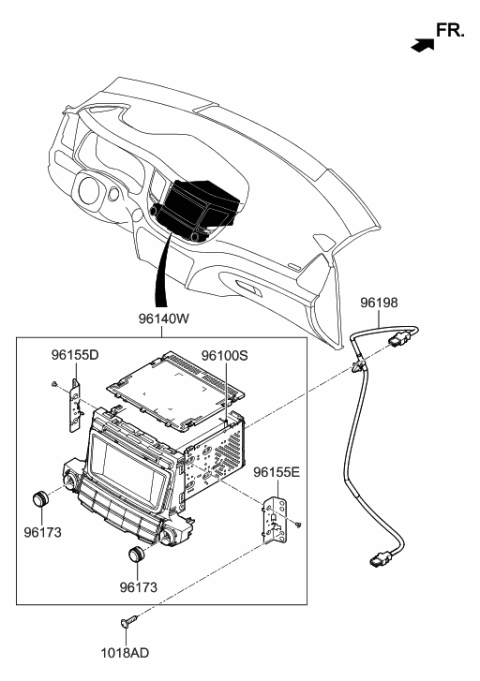 2018 Hyundai Tucson Audio Diagram