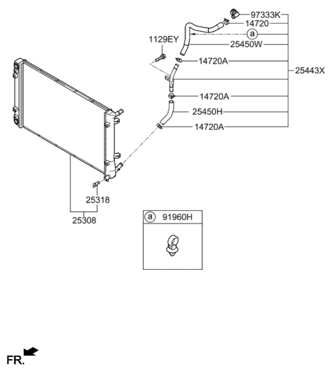 2020 Hyundai Ioniq Hybrid Engine Cooling System Diagram 2