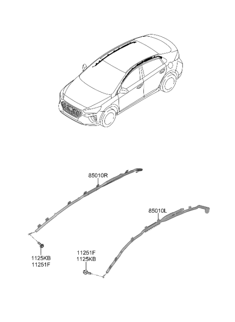 2020 Hyundai Ioniq Hybrid Air Bag System Diagram 2