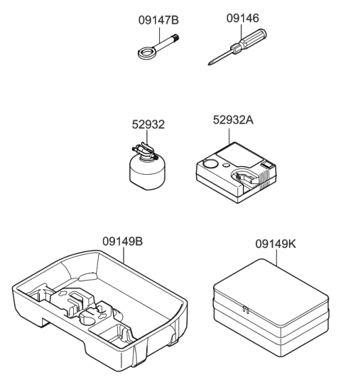 2020 Hyundai Ioniq OVM Tool Diagram