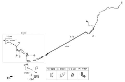 2019 Hyundai Genesis G90 Fuel Line Diagram 2