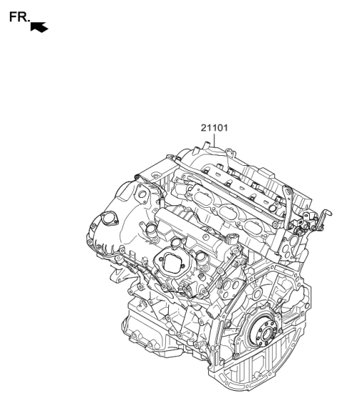 2017 Hyundai Genesis G90 Sub Engine Diagram 1