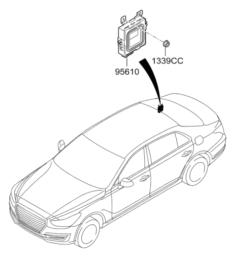 2017 Hyundai Genesis G90 ABS Sensor Diagram