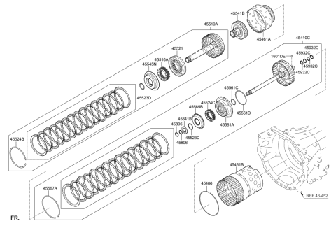 2018 Hyundai Genesis G90 Transaxle Clutch - Auto Diagram 2