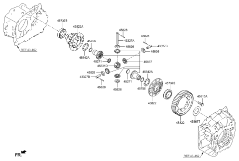 2011 Hyundai Azera Transaxle Gear - Auto Diagram 2